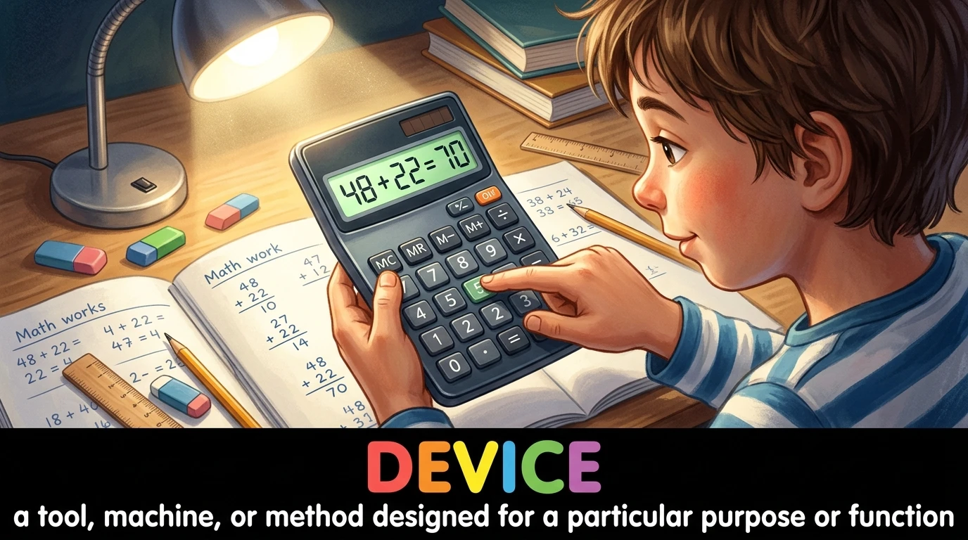 English Illustration for device